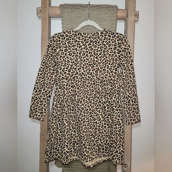 Old Navy (Lil Girls) Leopard Print Dress - Picture 2 of 3